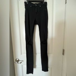 Dr Denim Hi-Rise Destroyed Denim